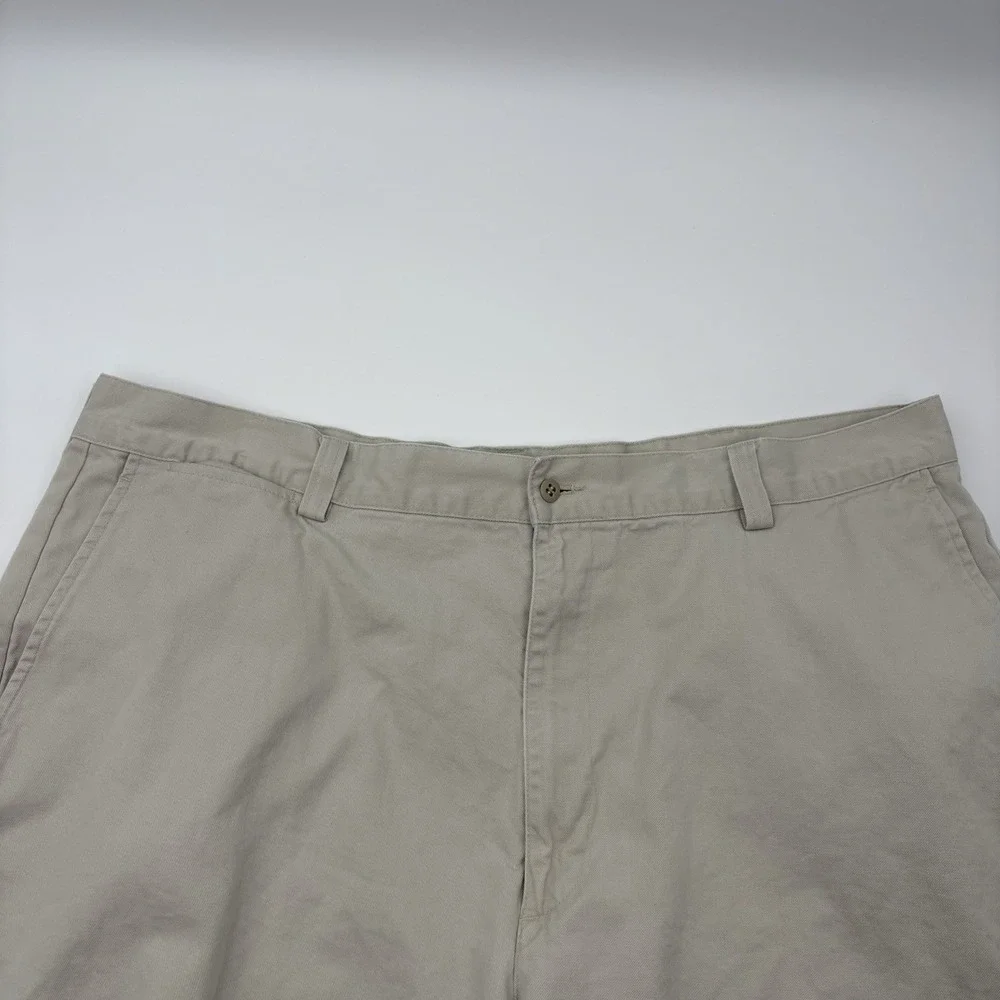 Polo Ralph Lauren Chino Shorts Mens 42 Khaki Cotton Casual Twill Vtg
